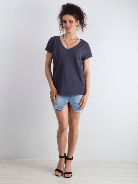 T-shirt RV-TS-4832.18P grafitowy S