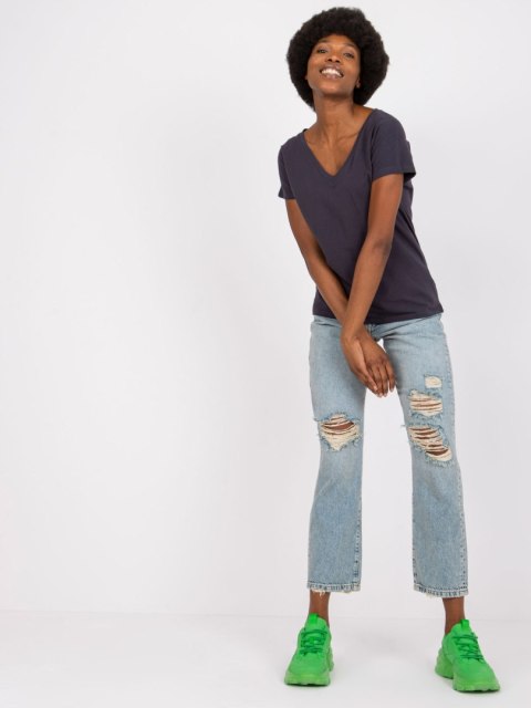 T-shirt RV-TS-4832.18P grafitowy S