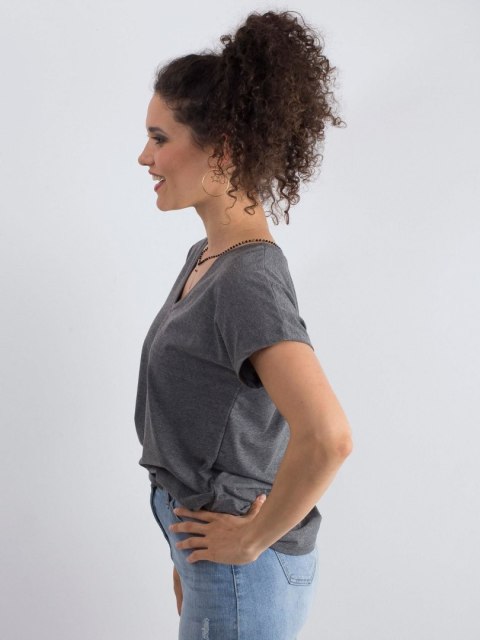 T-shirt RV-TS-4832.28P ciemny szary XS