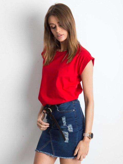T-shirt RV-TS-4833.01P czerwony XS