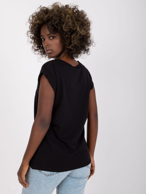 T-shirt RV-TS-4833.68P czarny XS
