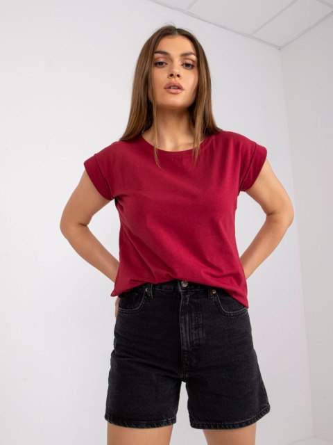 T-shirt RV-TS-4833.91P bordowy XL