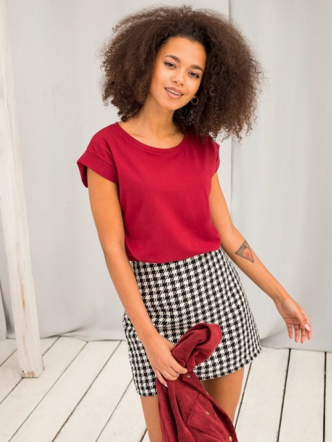 T-shirt RV-TS-4833.91P bordowy XL