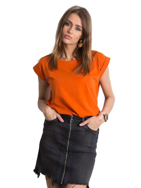 T-shirt RV-TS-4833.93P ciemny pomarańczowy XL