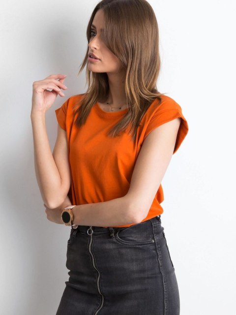 T-shirt RV-TS-4833.93P ciemny pomarańczowy XS