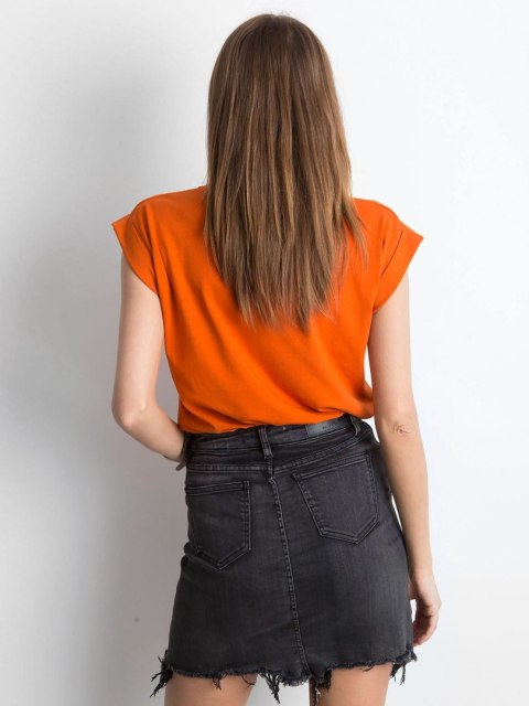 T-shirt RV-TS-4833.93P ciemny pomarańczowy S