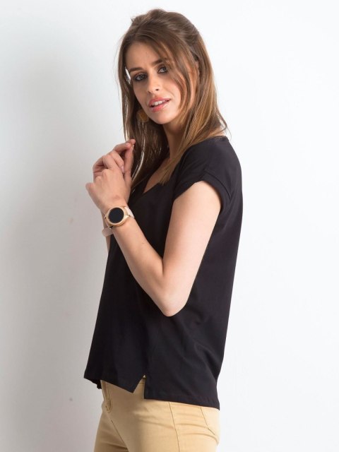 T-shirt RV-TS-4839.01P czarny S