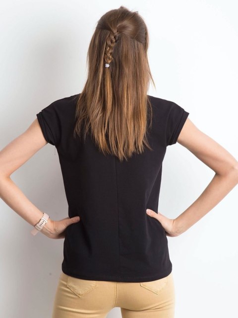 T-shirt RV-TS-4839.01P czarny S