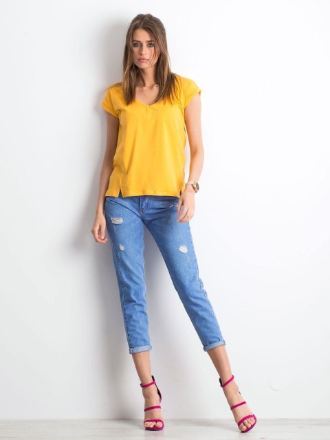 T-shirt RV-TS-4839.44P jasny pomarańczowy S