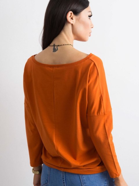 Bluzka RV-BZ-4691.44P ciemny pomarańczowy XL