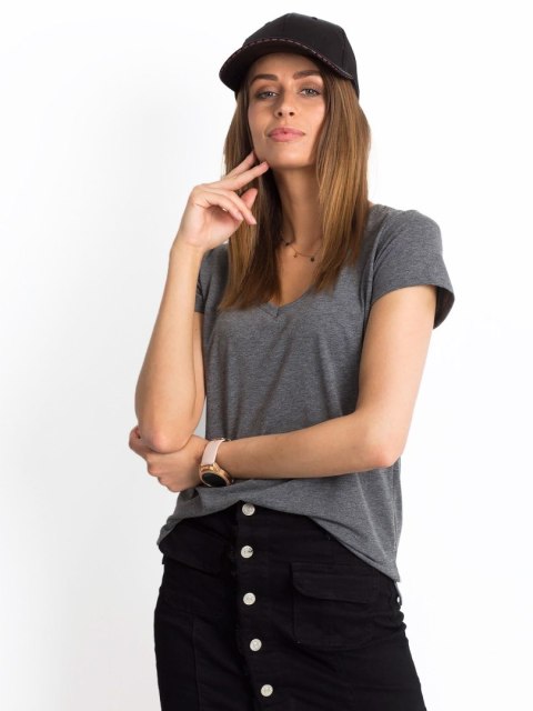 T-shirt RV-TS-4837.31P ciemny szary XS