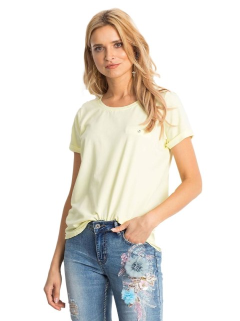 T-shirt RV-TS-4838.13P jasny żółty XS