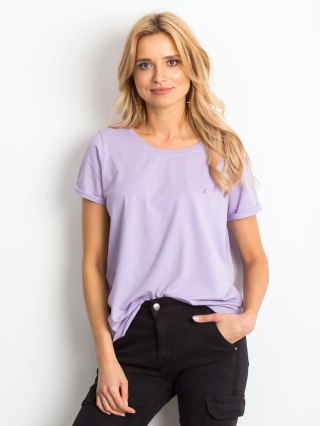 T-shirt RV-TS-4838.55P jasny fioletowy XS