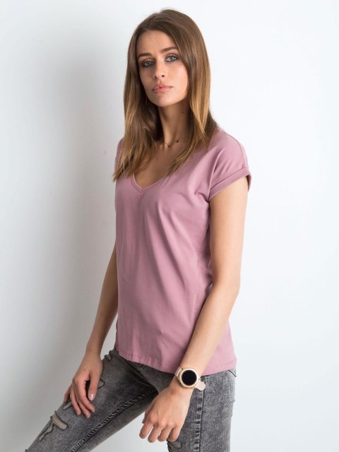 T-shirt RV-TS-4839.38P ciemny różowy XS