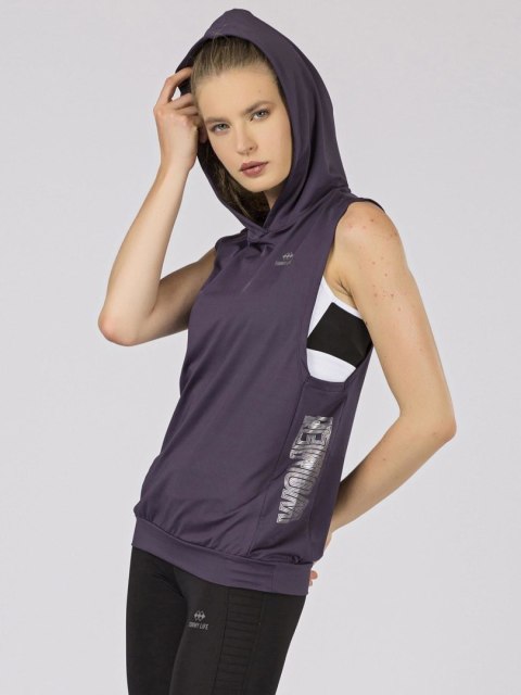 Bluza 298-BZ-TL-97106.32 ciemny fioletowy XL Bluza 298-BZ-TL-97106.32 ciemny fioletowy XL