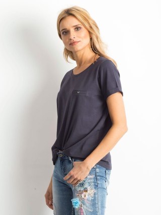 T-shirt RV-TS-4838.46P grafitowy XS