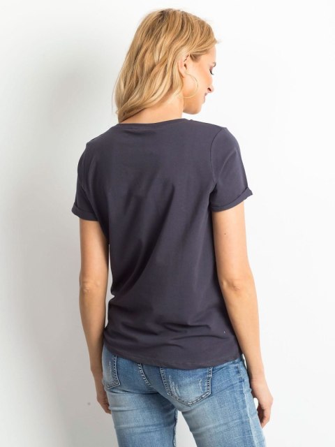 T-shirt RV-TS-4838.46P grafitowy XS