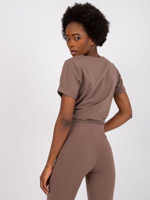 T-shirt RV-TS-4838.73P brązowy XL