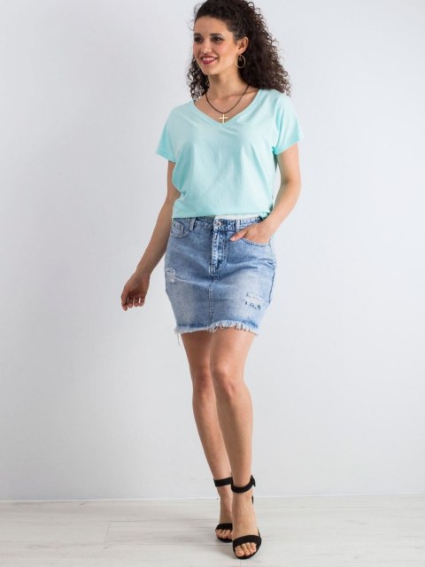 T-shirt RV-TS-4832.23P mietowy S