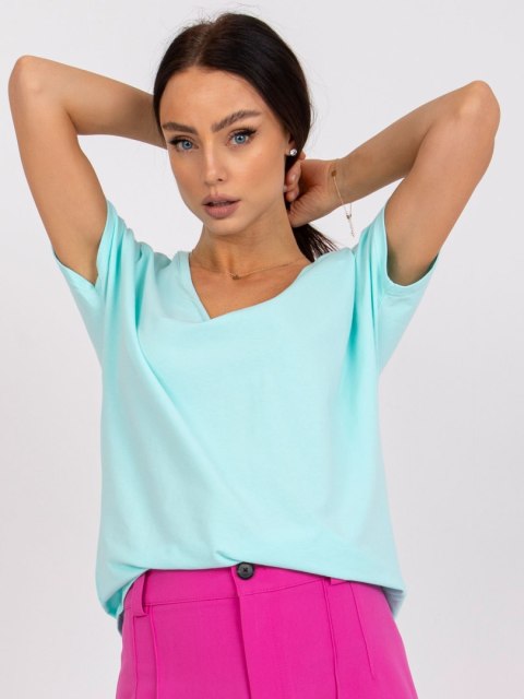 T-shirt RV-TS-4832.23P mietowy S