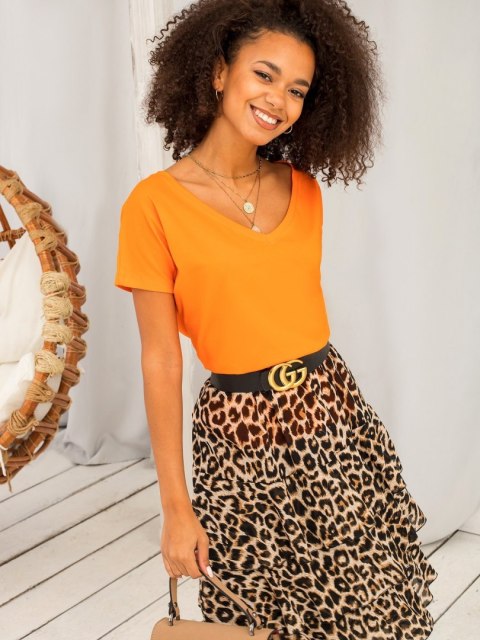 T-shirt RV-TS-4832.39P pomarańczowy L