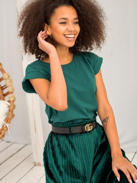 T-shirt RV-TS-4833.28P ciemny zielony M