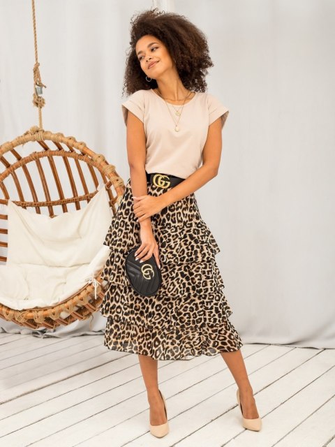 T-shirt RV-TS-4833.87P beżowy L