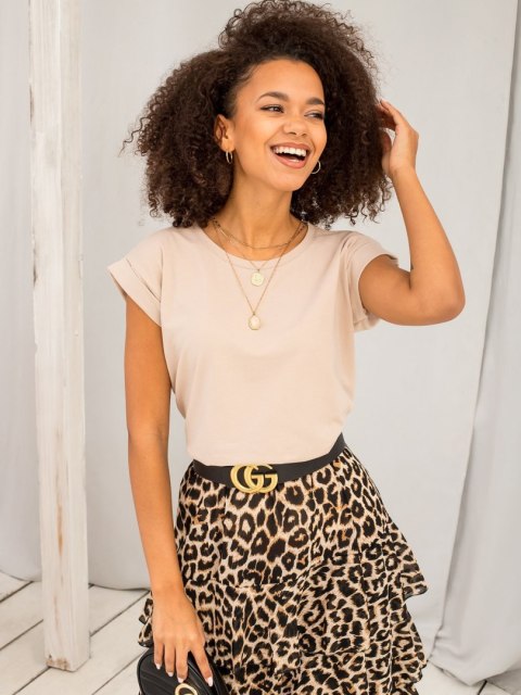 T-shirt RV-TS-4833.87P beżowy L