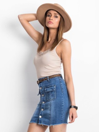 Spódnica JMP-SD-CK1861.32P niebieski 34