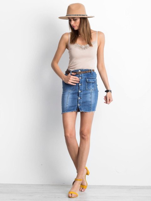 Spódnica JMP-SD-CK1861.32P niebieski 34