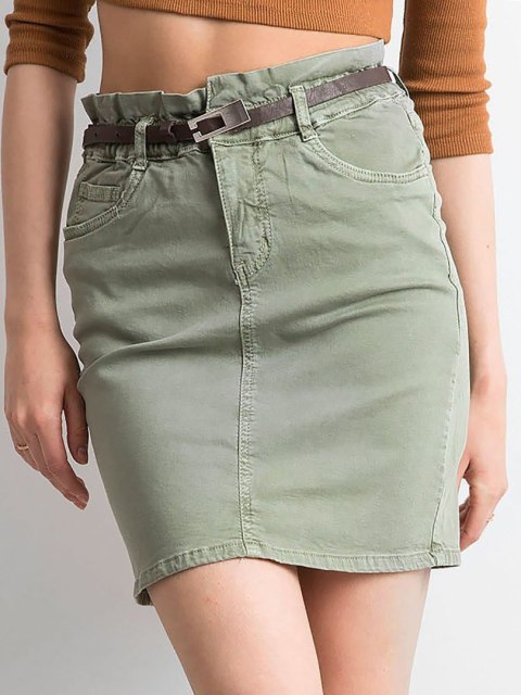 Spódnica JMP-SD-F6678.77P khaki 34