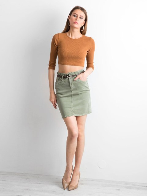Spódnica JMP-SD-F6678.77P khaki 36 Spódnica JMP-SD-F6678.77P khaki 36