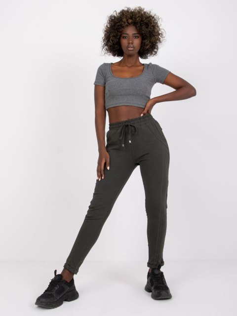 Spodnie dresowe RV-DR-3589.08X ciemny khaki L