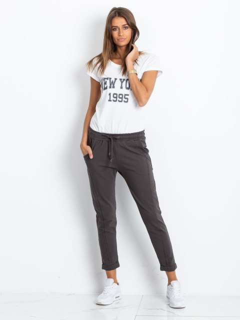 Spodnie dresowe RV-DR-3589.08X ciemny khaki L