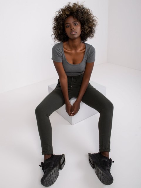 Spodnie dresowe RV-DR-3589.08X ciemny khaki XL