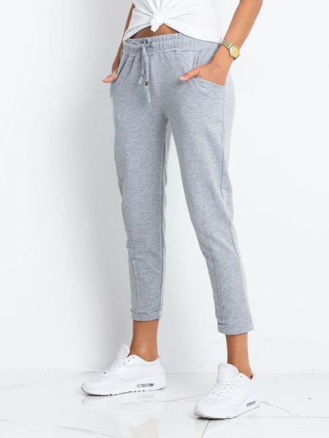 Spodnie dresowe RV-DR-3589.09X szary L