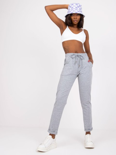 Spodnie dresowe RV-DR-3589.09X szary L