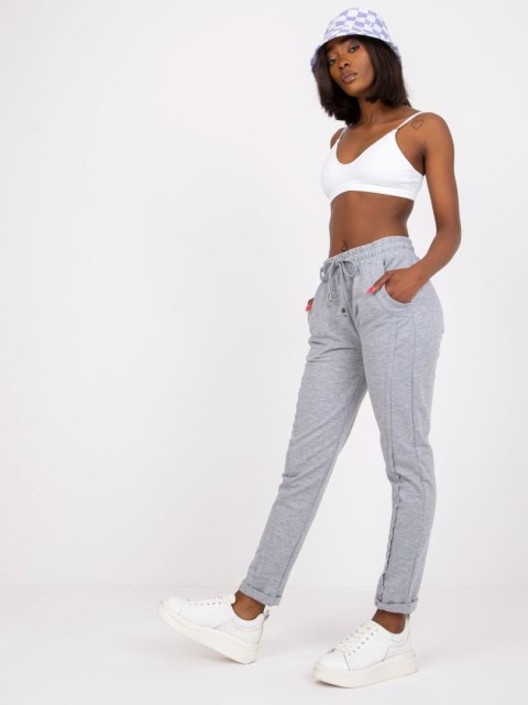 Spodnie dresowe RV-DR-3589.09X szary M