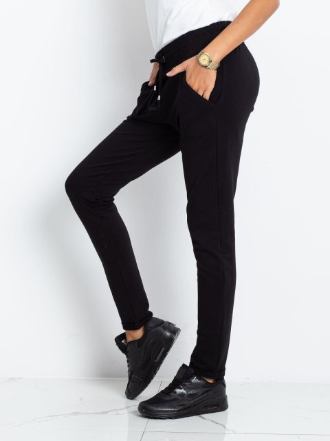 Spodnie dresowe RV-DR-3698.07X czarny XS