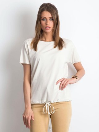 T-shirt RV-TS-4834.88P jasny beżowy XS