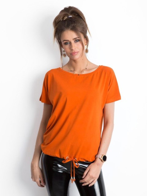 T-shirt RV-TS-4834.92P ciemny pomarańczowy XS