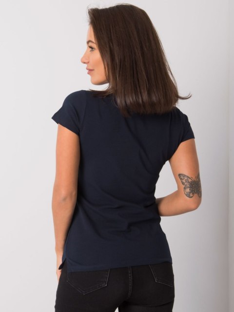 T-shirt RV-TS-4837.24P granatowy S