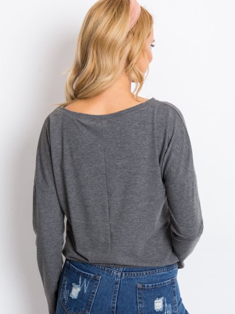 Bluzka RV-BZ-5122.04P ciemny szary S