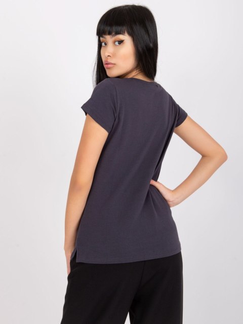 T-shirt RV-TS-4837.30P grafitowy XL