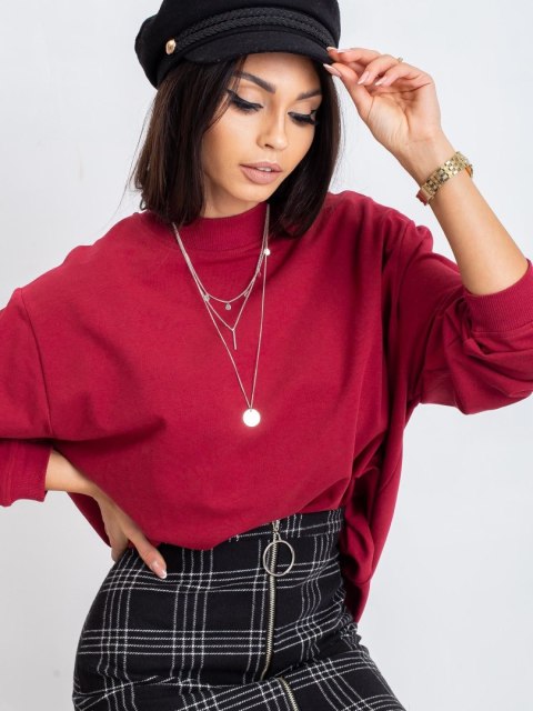 Bluza RV-BL-5185.87P bordowy S/M