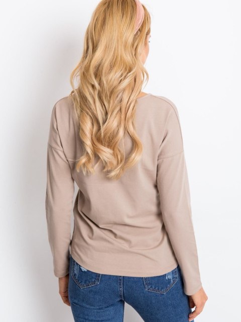 Bluzka RV-BZ-5121.23P ciemny bezowy M