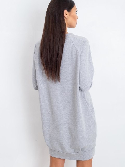 Sukienka RV-TU-5184.93P szary L/XL