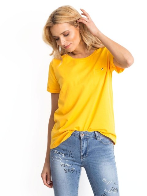 T-shirt RV-TS-4838.14P jasny pomarańczowy L