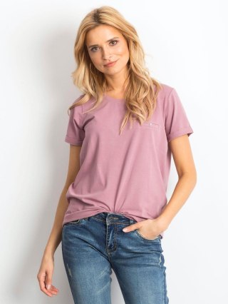 T-shirt RV-TS-4838.54P ciemny różowy S