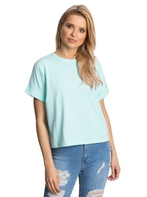 T-shirt RV-TS-4841.77P mietowy S